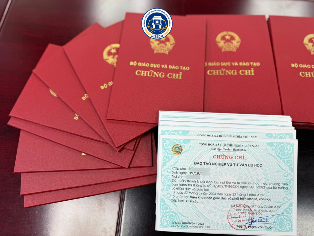 Khóa đào tạo Tư vấn du học cấp chứng chỉ nhanh nhất - chỉ sau 3 tuần dự thi